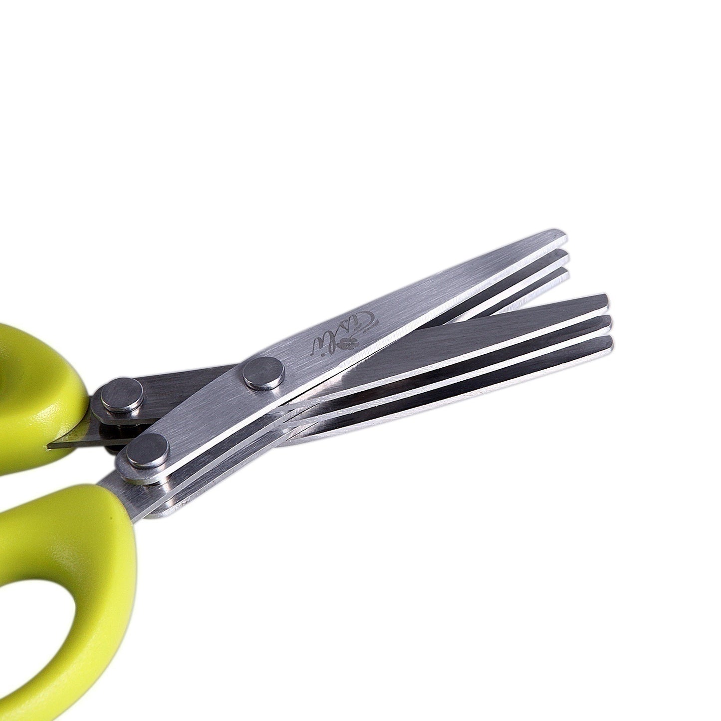 Multifunctional Multi-layer Green Onion Scissors Stainless Steel Onion Cutting Knife Herb Seaweed Spice Scissors Kitchen Scissor Kitchen Gadgets - ZELLIVA