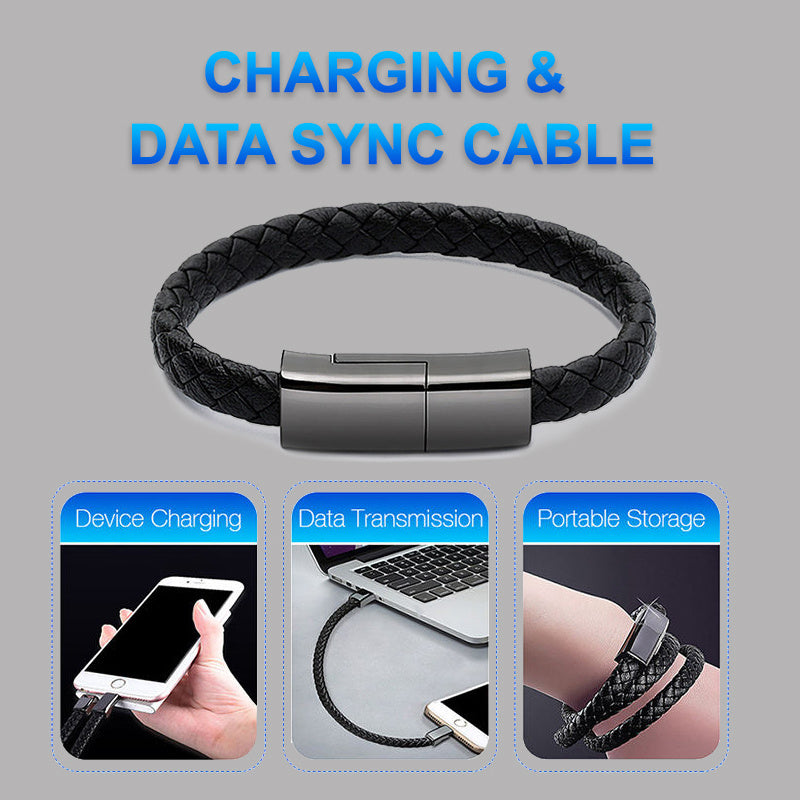 Stylish Bracelet iPhone & Android Charger - ZELLIVA